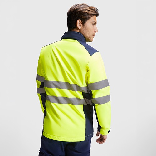 Two-colour high-visibility softshell ANTARES Two-colour high-visibility softshell ANTARES