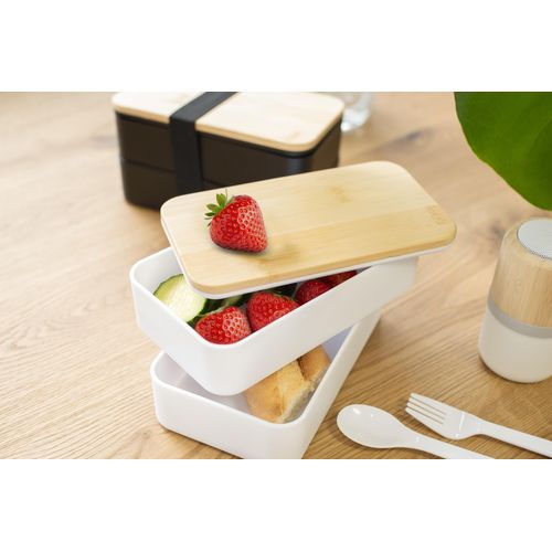 Lunch Box con doppio scomparto in PP Maxton