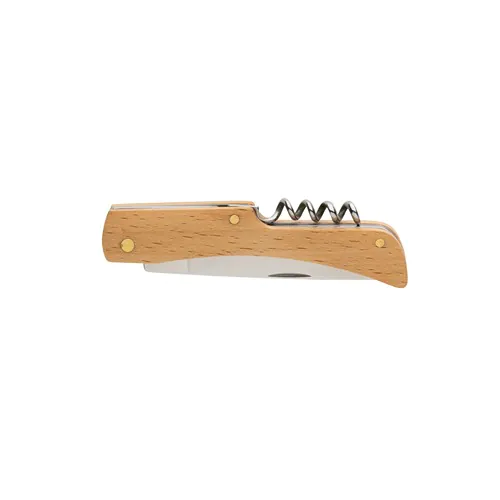 Wooden knife with bottle opener Wooden knife with bottle opener