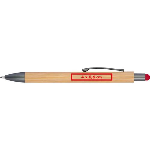 Houten pen met touchfunctie Houten pen met touchfunctie