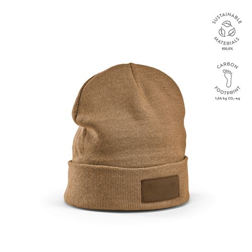 Cuffia Tupac in cotone riciclato. Patch personalizzabile