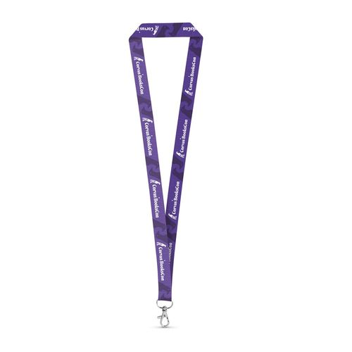 WINDSOR. Recycled polyester (100% rPET) sublimation lanyard with carabiner WINDSOR. Recycled polyester (100% rPET) sublimation lanyard with carabiner