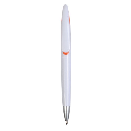 Plastic ballpen with curve shaped clip Plastic ballpen with curve shaped clip