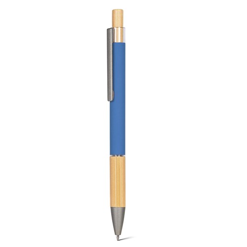 PENNA A SFERA IN ALLUMINIO, METALLO, BAMBÙ E PLASTICA