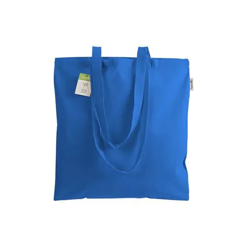 140 g/m2 organic cotton shopping bag, long handles
