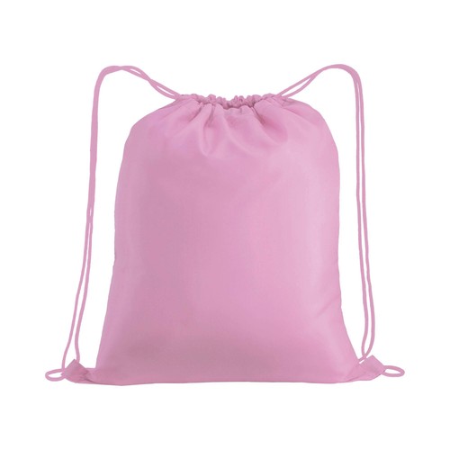210T polyester backpack with drawstring closure