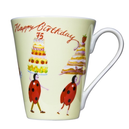 BoneChina forme de tasse 320 + 12C plein décor