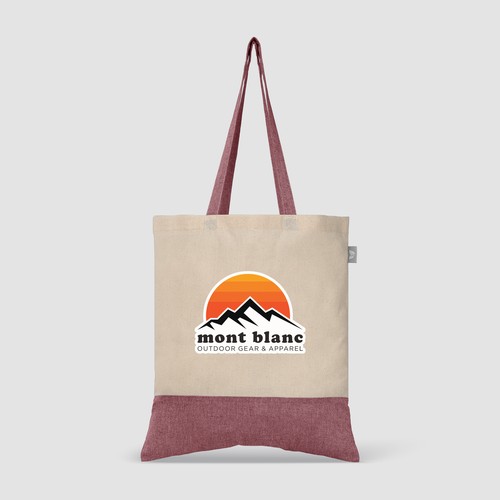 Quebec - Borsa in cotone riciclato bicolore da 140 gsm Quebec - Borsa in cotone riciclato bicolore da 140 gsm