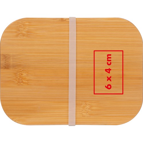 Glass lunchbox with bamboo lid