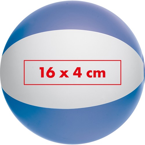 Ballon de plage bicolore Key West