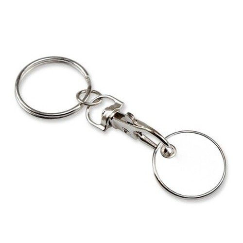 sleutelhanger met winkelmuntje sleutelhanger met winkelmuntje