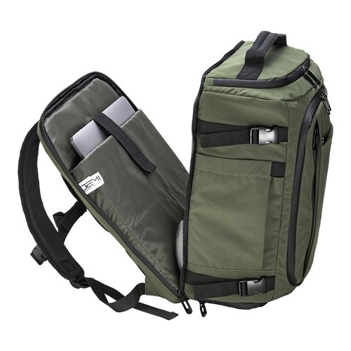 Travel backpack suitcase with laptop compartment 15 inch in polyester