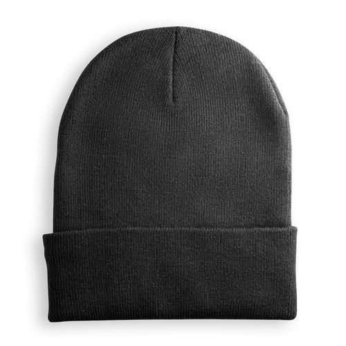 CARL. Recycled polyester (100% rPET) double-layered soft knit unisex beanie