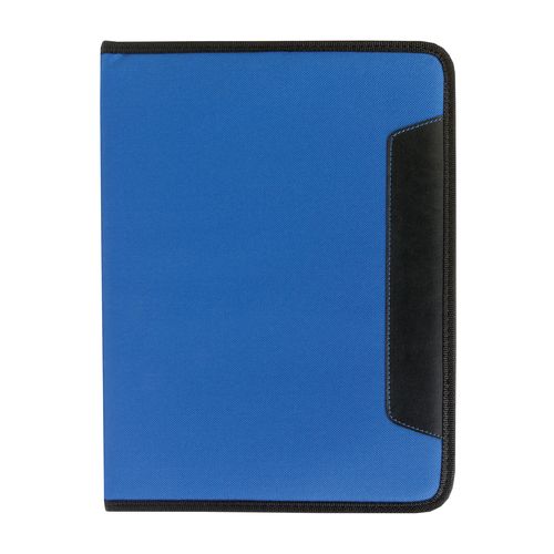 A4 pad brief folder with pocket and pen loop, ruled pad included