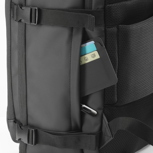 Laptop backpack (15) made of water resistant soft PU