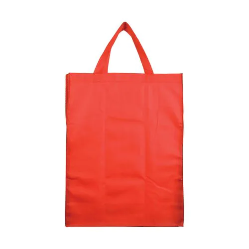 80 g/m2 non-woven fabric foldable shopping bag with gusset and short handles 80 g/m2 non-woven fabric foldable shopping bag with gusset and short handles