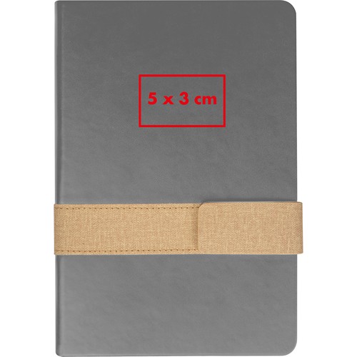 Notebook with magnetic closure Notebook with magnetic closure