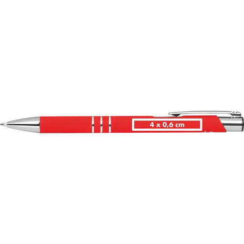 Stylo à bille avec surface caoutchoutée Stylo à bille avec surface caoutchoutée