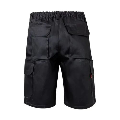 VL CHIONE. Bermuda sergé, multipoches (200g/m²), en coton (35%) et polyester (65%)