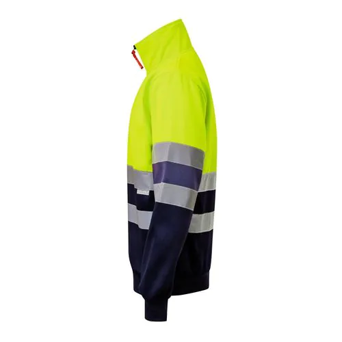 VL THOR. Sweatshirt bicolore (300g/m²) en polyester éponge (100%)