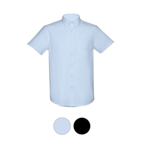 THC LONDON. Camicia oxford da uomo a maniche corte THC LONDON. Camicia oxford da uomo a maniche corte