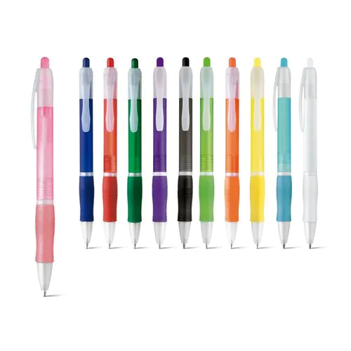 SLIM BK. Penna a sfera in ABS con finitura antiscivolo SLIM BK. Penna a sfera in ABS con finitura antiscivolo