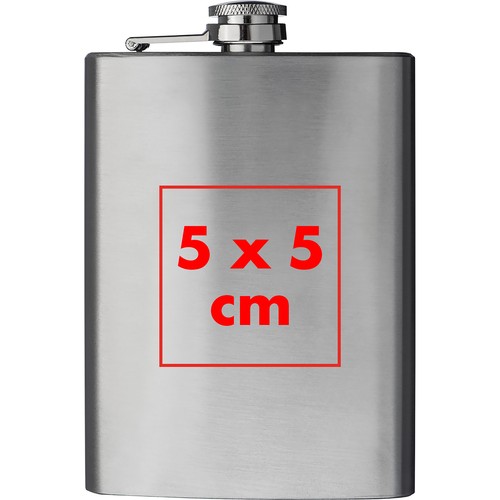 Heupfles metaal- 237 ml Heupfles metaal- 237 ml