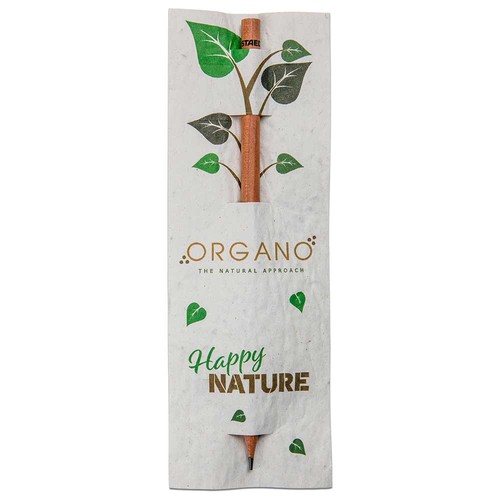 Pencil in seedpaper card - Cress, printing 4/0-c