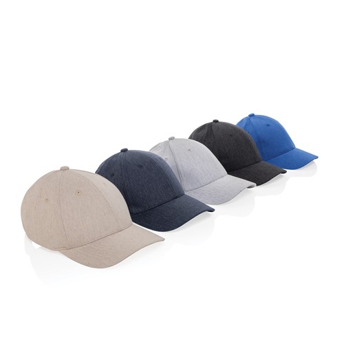 Casquette 6 panneaux 200gr chiné et recyclé AWARE™ Milo