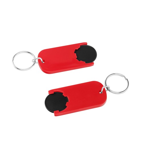 Chiphouder met winkelwagenmuntje 1€ "Alpha" Chiphouder met winkelwagenmuntje 1€ "Alpha"