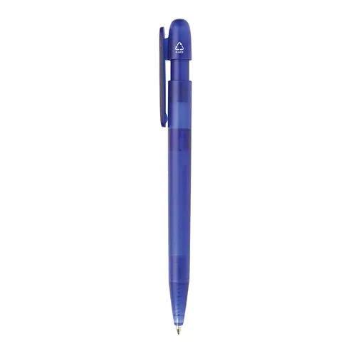 Stylo transparent en ABS recyclé et certifié GRS Devin