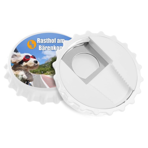 Flesopener met sluiting "Gamma" Flesopener met sluiting "Gamma"