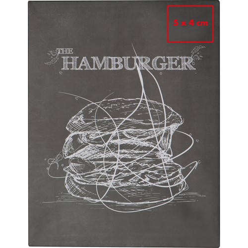 Burger press with silicone brush Texas