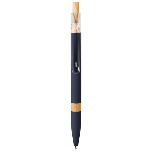 STYLO À BILLE AVEC RECHARGE BLEUE EN ALUMINIUM RECYCLÉ SOFT TOUCH ET BAMBOU STYLO À BILLE AVEC RECHARGE BLEUE EN ALUMINIUM RECYCLÉ SOFT TOUCH ET BAMBOU