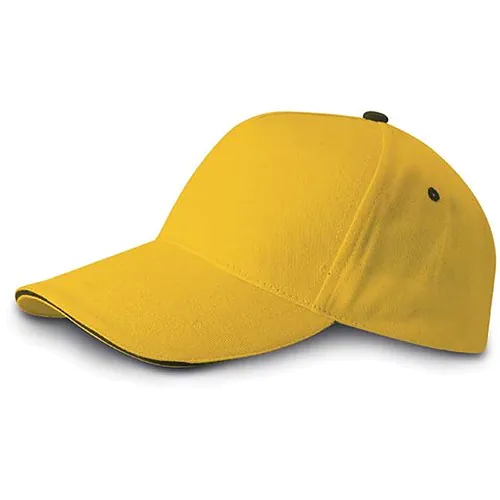 CASQUETTE 5 PANNEAUX SANDWICH EN 100% COTON