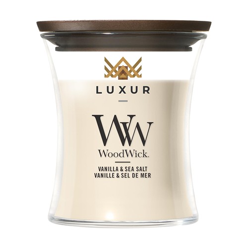 WoodWick Vanilla & Sea Salt Mini Candle bougie parfumée WoodWick Vanilla & Sea Salt Mini Candle bougie parfumée