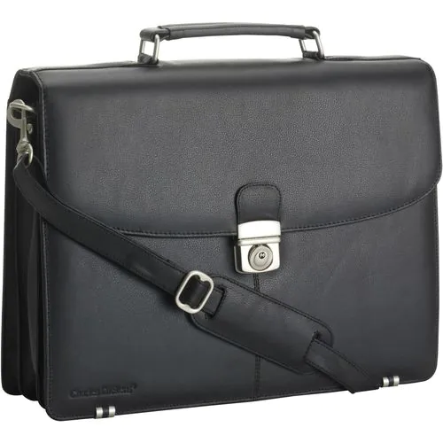 Leather Charles Dickens® briefcase Shia