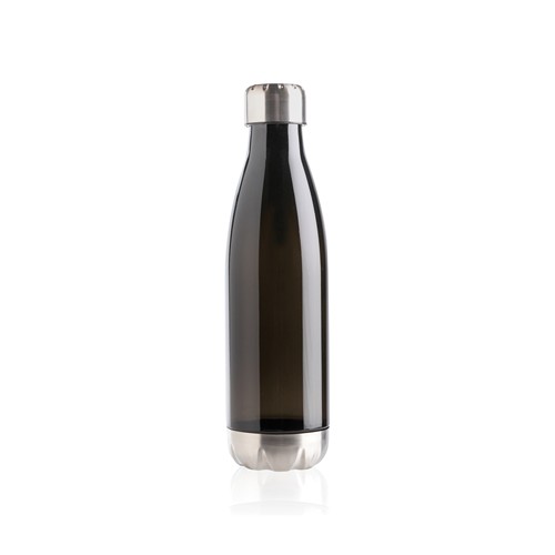 Auslaufsichere Trinkflasche mit Stainless-Steel-Deckel Auslaufsichere Trinkflasche mit Stainless-Steel-Deckel