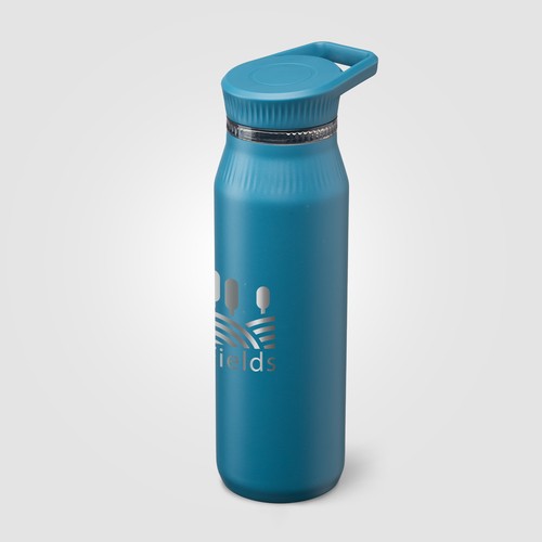 Borraccia Majesty in acciaio inox con doppio tappo e manico – 750 ml