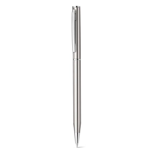 LESLEY METALLIC. Penna a sfera in alluminio con clip e meccanismo a rotazione