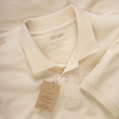 100% recycled fabric polo