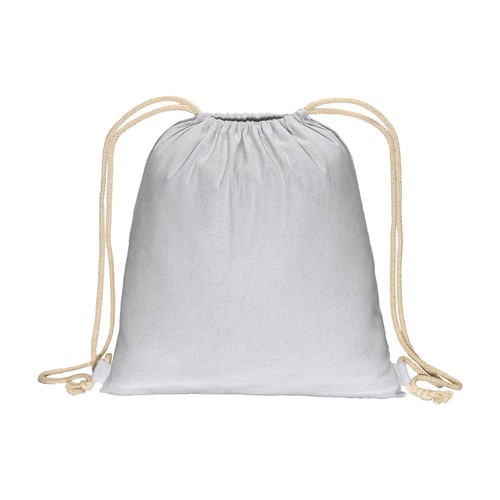 180 g/m2 cotton backpack, with drawstring closure