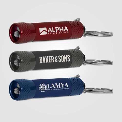 Chroma Softy Monochrome Classico Portachiavi con torcia a 3 LED Chroma Softy Monochrome Classico Portachiavi con torcia a 3 LED