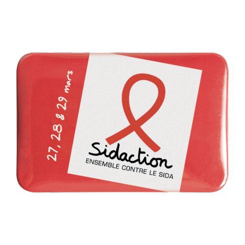 BADGE RECTANGLE 5.9 X 3.9 CM BADGE RECTANGLE 5.9 X 3.9 CM