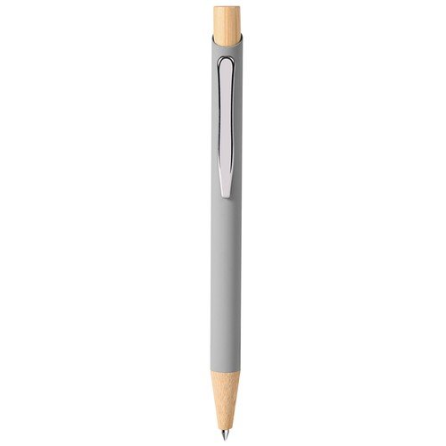 PENNA A SFERA IN ALLUMINIO SOFT TOUCH COLORI PASTELLO, BAMBÙ E METALLO PENNA A SFERA IN ALLUMINIO SOFT TOUCH COLORI PASTELLO, BAMBÙ E METALLO