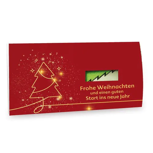 Felt Christmas-card - standard design - Santa