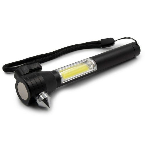 Emergency torch 1 LED COB, seat belt cutter, safety hammer | Flint Emergency torch 1 LED COB, seat belt cutter, safety hammer | Flint