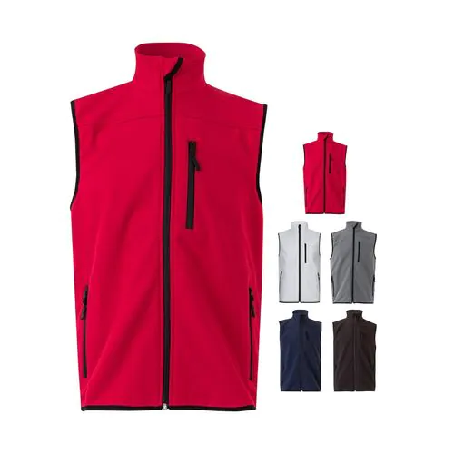 VL VARUNA. Gilet soft shell (280g/m²), avec doublure polaire, en polyester (94%) et élasthanne (6%) VL VARUNA. Gilet soft shell (280g/m²), avec doublure polaire, en polyester (94%) et élasthanne (6%)