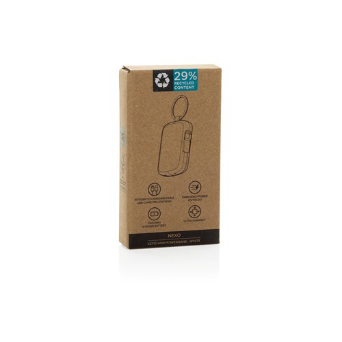Nexo RCS keychain 2000 mah powerbank with integrated cables Nexo RCS keychain 2000 mah powerbank with integrated cables