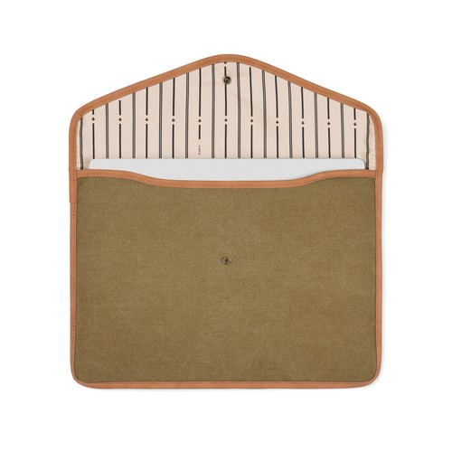VINGA Bosler GRS recycled canvas 16" laptop sleeve VINGA Bosler GRS recycled canvas 16" laptop sleeve